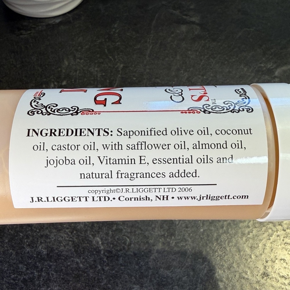 2006 J R Liggett's Moisturizing Shaving Foam All Natural Sulfate-Free 7 oz NEW - Picture 2 of 4